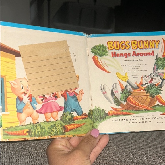 Bugs Bunny Hangs Around Book - Picture 2 of 4